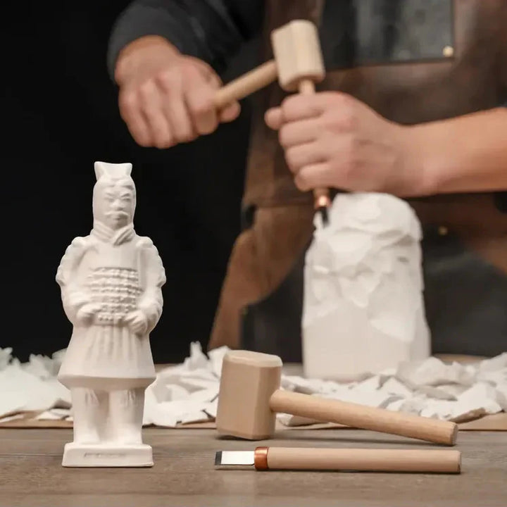 Beaver Craft DIY Terrakotta Kriger – DIY Skulptursett - Game-On.no