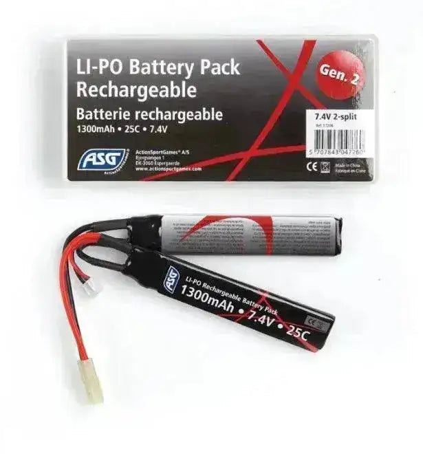 Li-Po Batteri 7.4V 1300mAh Sticks - Game-On.no