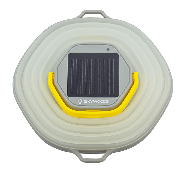 Skywoods - Solcelledrevet Campinglampe på 300 Lumen - Sammenlegbar - Game-On.no