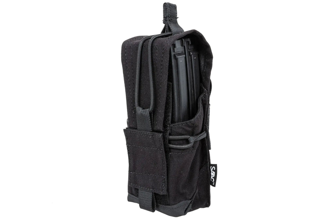 Specna Arms Dobbel Universal Magasinlomme - Sort - med magasin