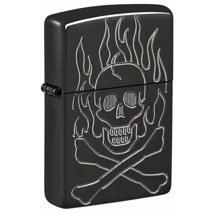 Zippo Flaming Skull Design Lighter