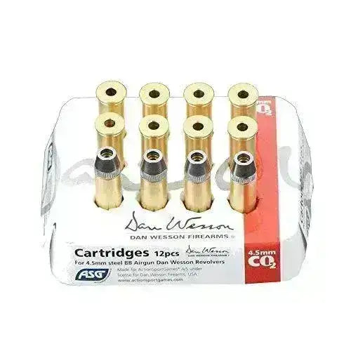 12stk CNC Maskinerte Patroner Til Dan Wesson og 715 4.5mm - Baklading - Game-On.no