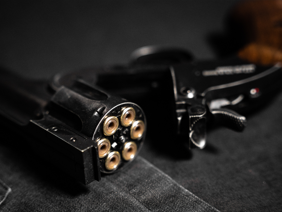 Rewolwer Schofield nr 3 - śrut 4,5 mm - postarzana czerń