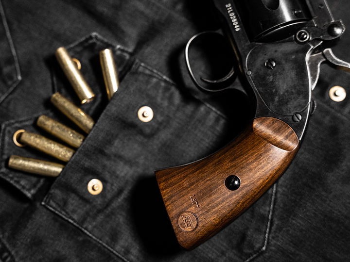 Rewolwer Schofield nr 3 - śrut 4,5 mm - postarzana czerń