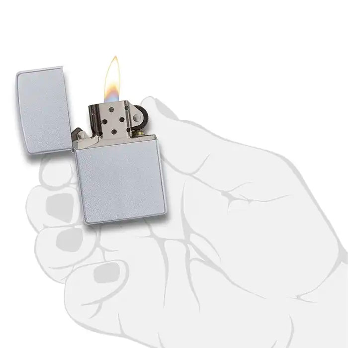 Zapalniczka Zippo - Klasyczny Satynowy Chrom
