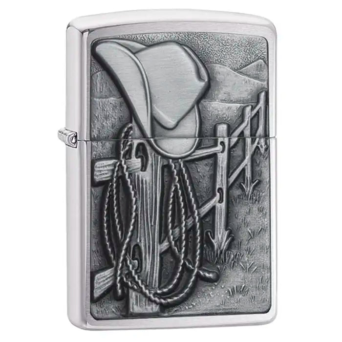 Zapalniczka Zippo - Motyw kowbojski 3D