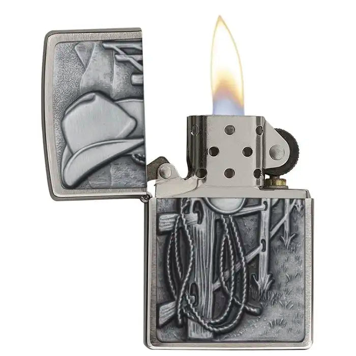 Zapalniczka Zippo - Motyw kowbojski 3D