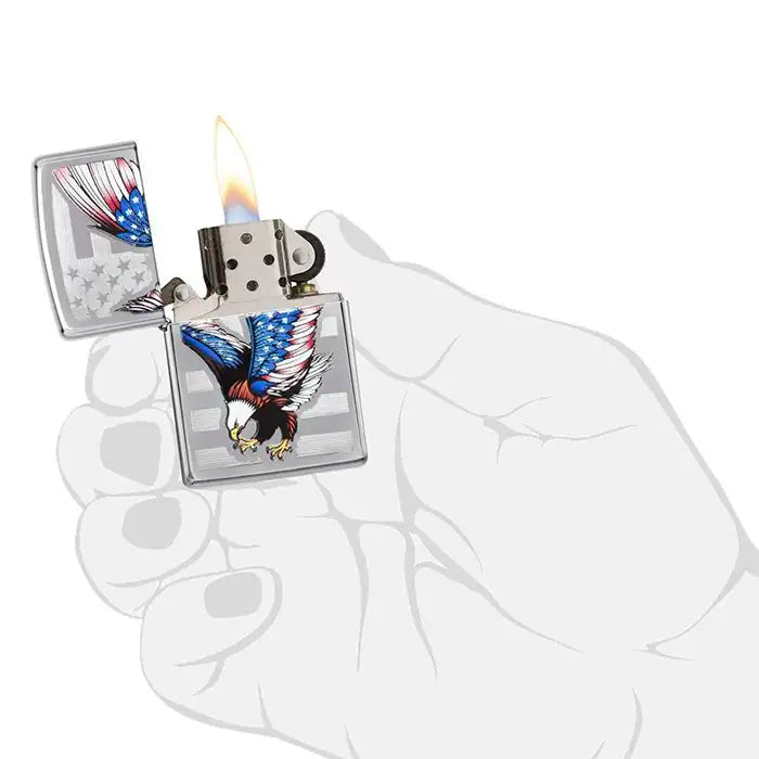 Zapalniczka Zippo - Flaga USA Eagle