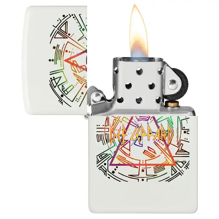 Zippo - Motyw „Hysteria” Def Leppard – Zapalniczka świecąca w ciemności