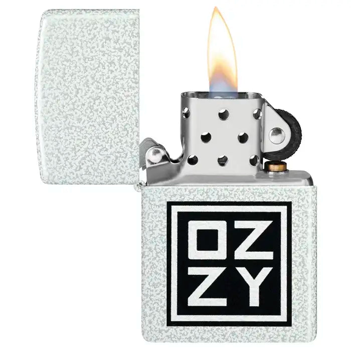 Zippo - Ozzy Osbourne "Ozzy Logo" - Zapalniczka z wykończeniem lodowcowym