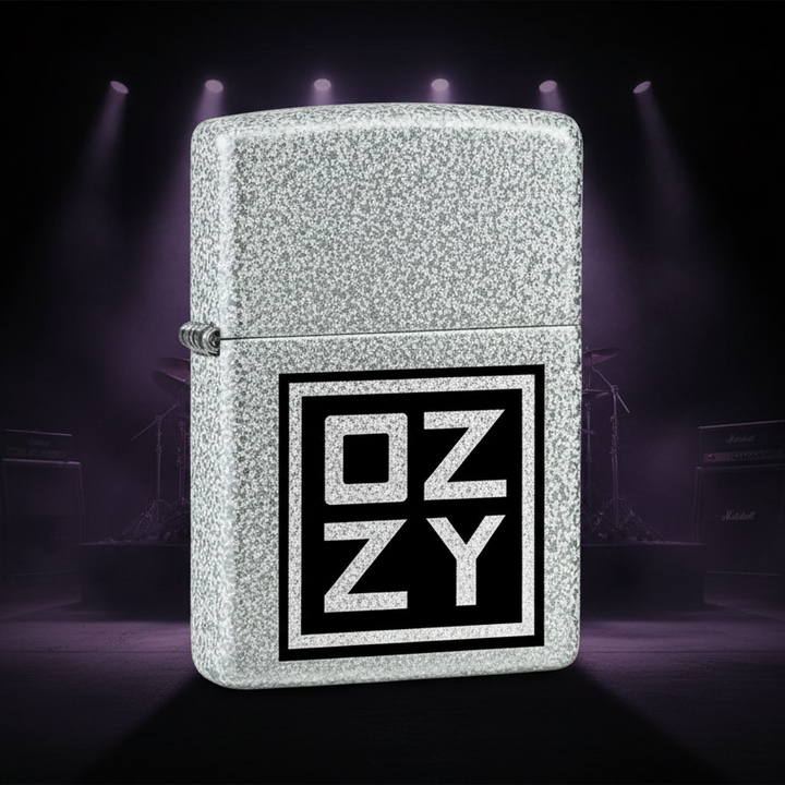 Zippo - Ozzy Osbourne "Ozzy Logo" - Zapalniczka z wykończeniem lodowcowym