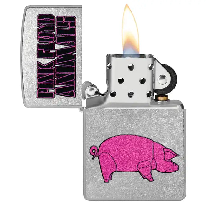 Zippo - Pink Floyd "Animals" - Uliczna chromowana zapalniczka