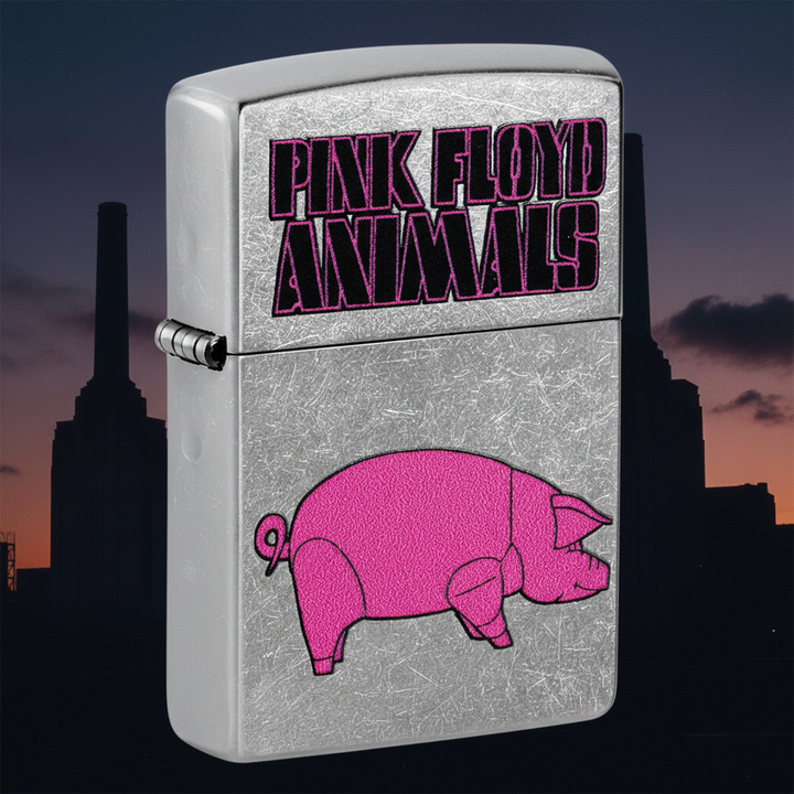 Zippo - Pink Floyd "Animals" - Uliczna chromowana zapalniczka