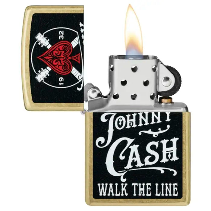 Zippo – Johnny Cash „Walk the Line” – Uliczna mosiężna zapalniczka