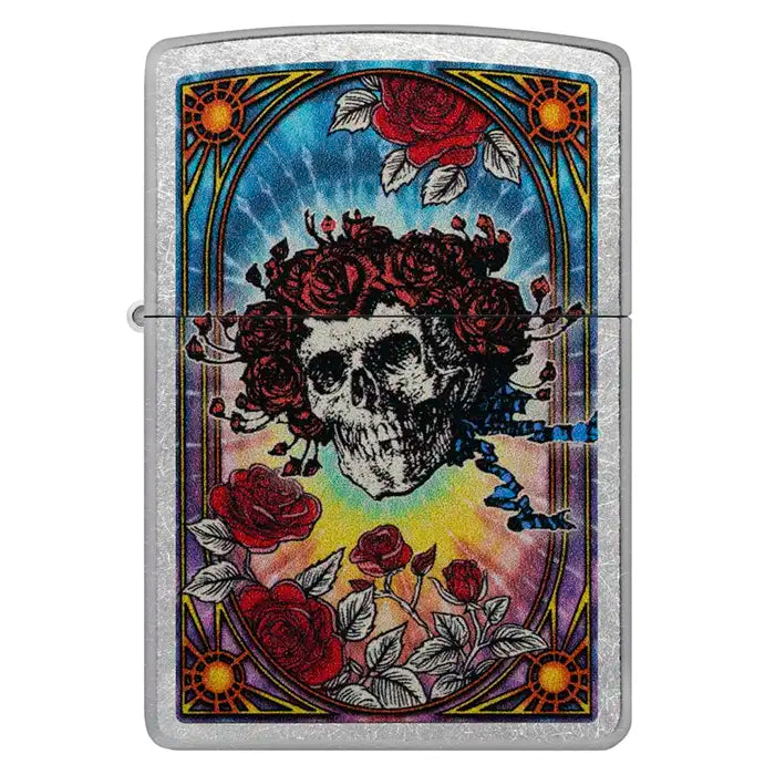Zippo – Grateful Dead „Czaszka” <tc>&</tc> „Róże” – Street Chrome Lighter
