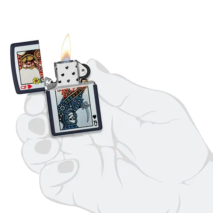 Zapalniczka Zippo - projekt Królowej Kier