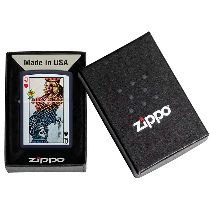 Zapalniczka Zippo - projekt Królowej Kier