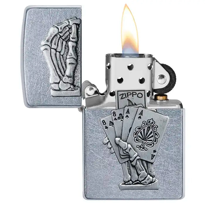 Zapalniczka Zippo - projekt 3D dłoni umarlaka