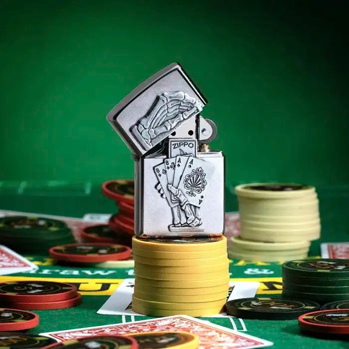 Zapalniczka Zippo - projekt 3D dłoni umarlaka