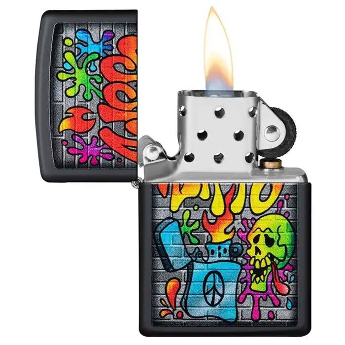 Zapalniczka Zippo - projekt sztuki ulicznej
