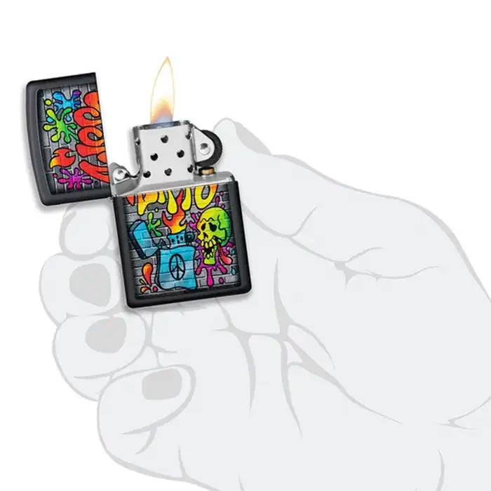 Zapalniczka Zippo - projekt sztuki ulicznej