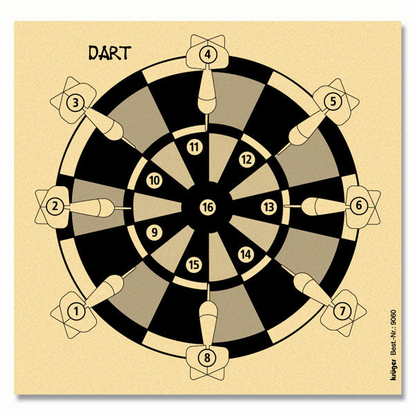 Fun Target Dart Blinker 14x14cm - 250stk