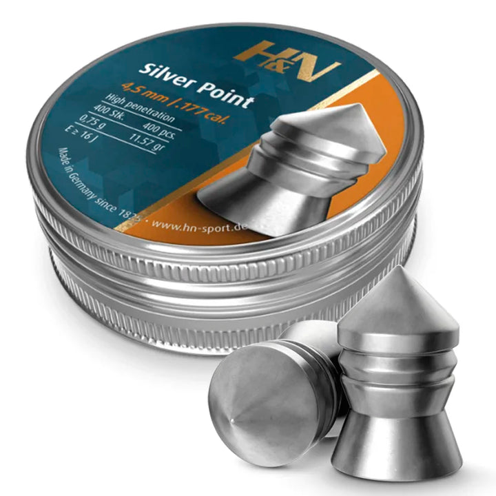H&N Srebrny Point 4,5mm - 400 szt