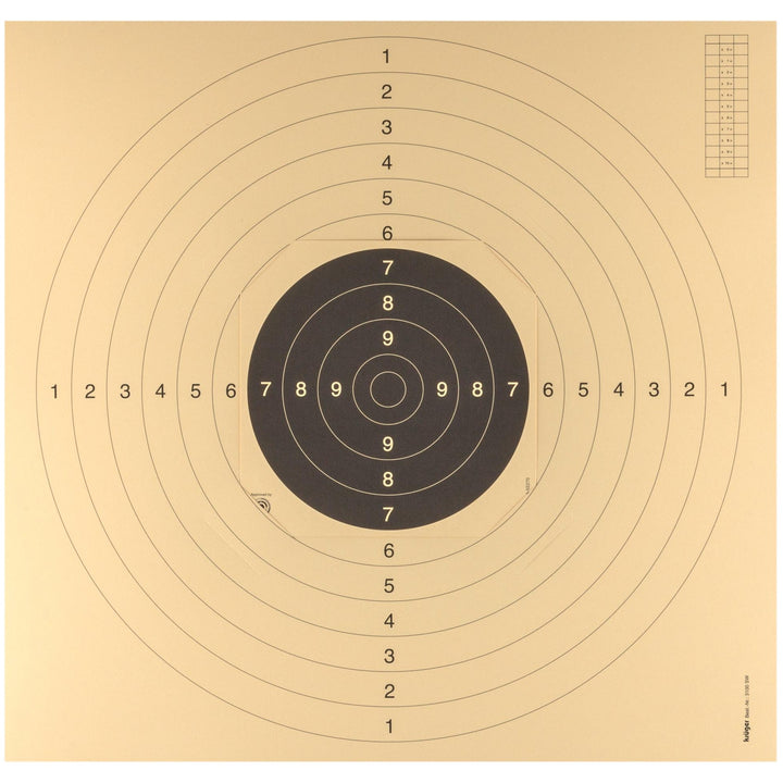 FFT i ISSF zatwierdzone przez pistolety - 55 cm x 53 cm - 100pcs