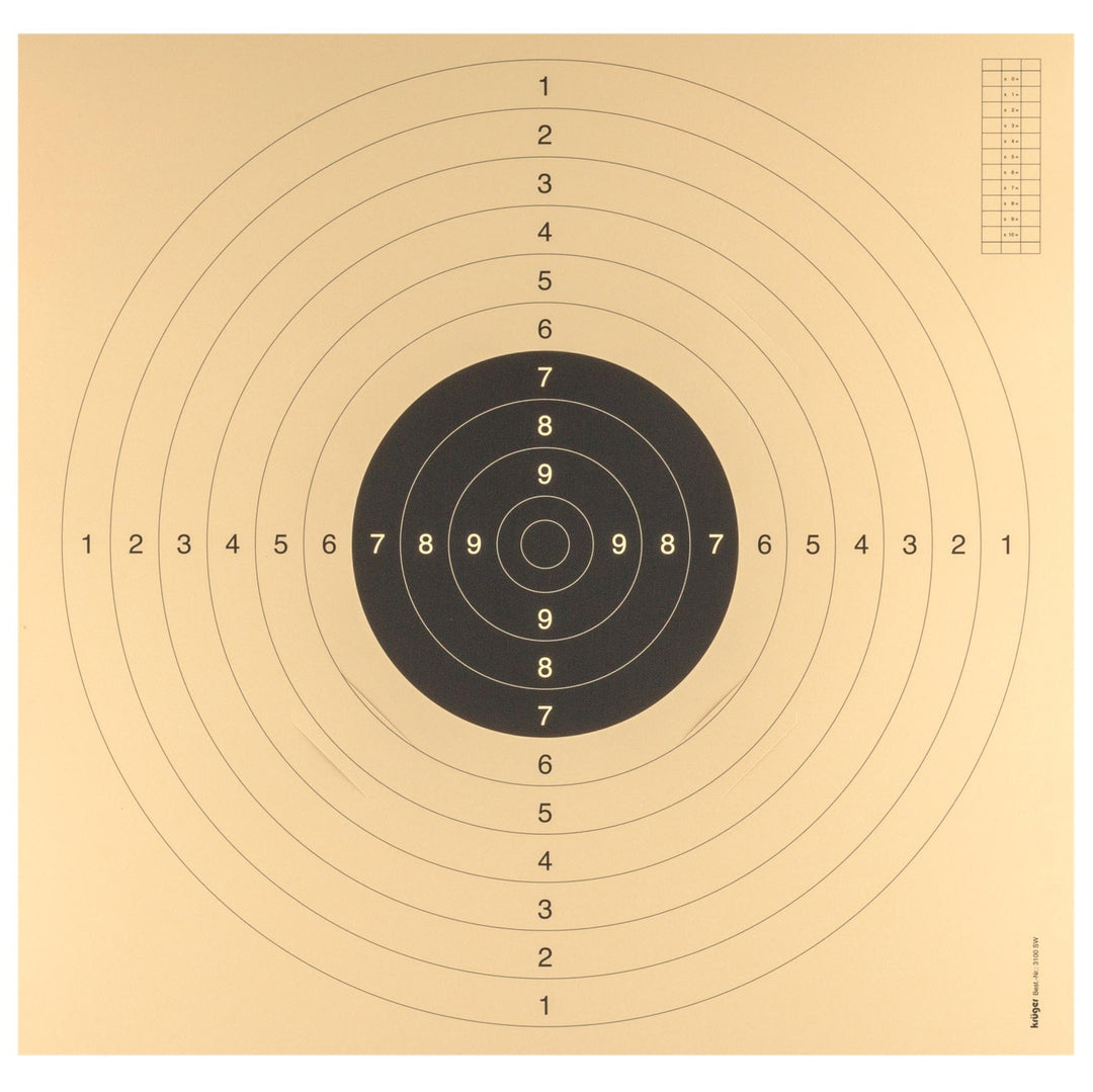 FFT i ISSF zatwierdzone przez pistolety - 55 cm x 53 cm - 100pcs