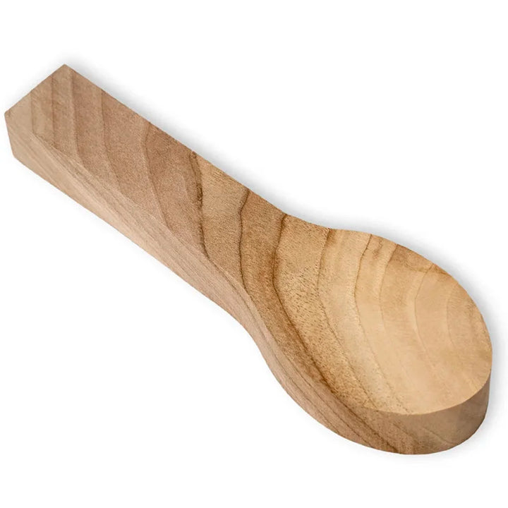 B7 - Łyżka z orzecha włoskiego do rzeźbienia w drewnie
