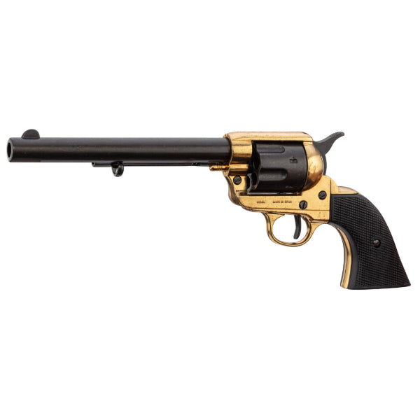 Replika rewolweru 1873 Peacemaker 7.5 - czarno-złota