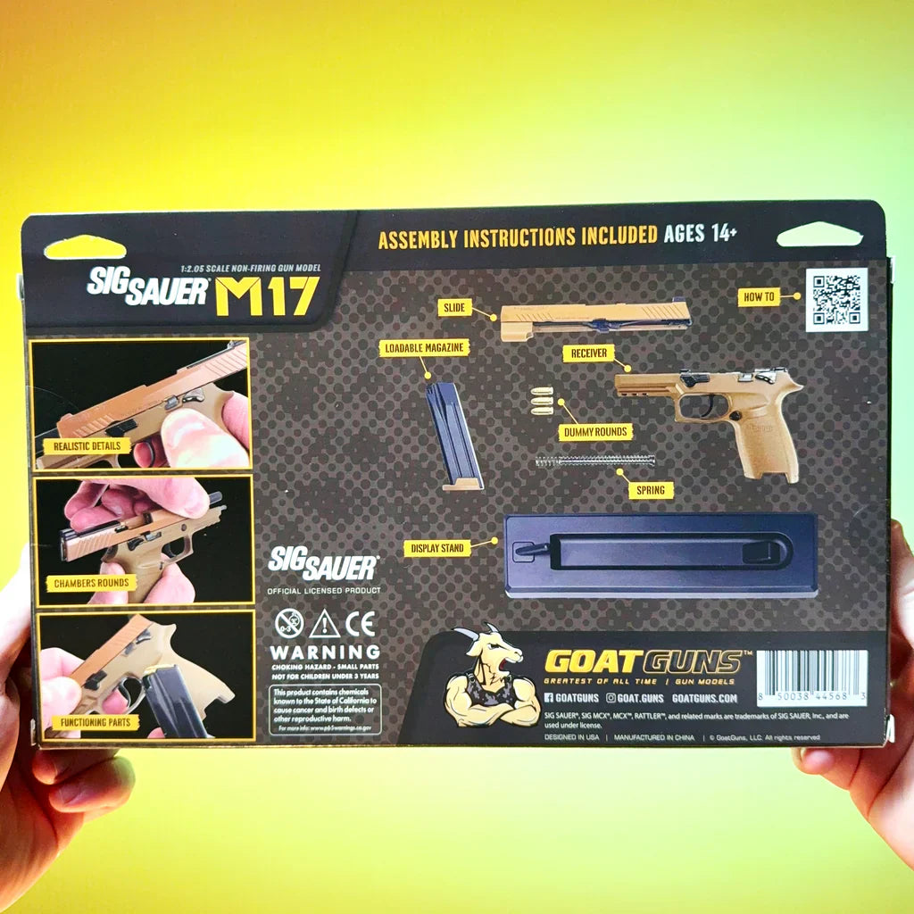 Goatguns - Mini Sig Sauer M17 Pistol - Coyote Tan - Replika Modell