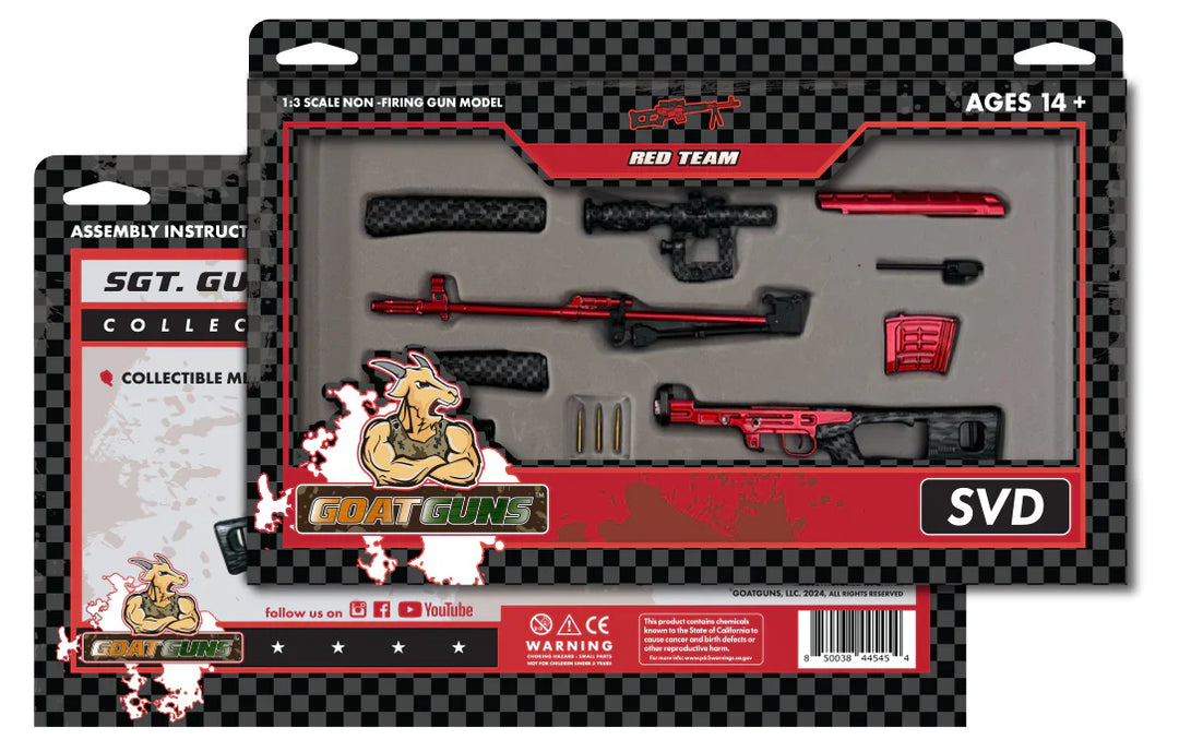Goatguns - Mini Dragunov SVD "Red Team" Limited Edition  - Replika Modell