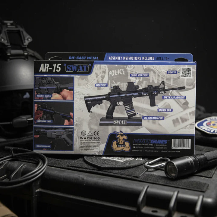 Goatguns - Mini AR15 Thin Blue Line/SWAT Special Edition - Replika Modell