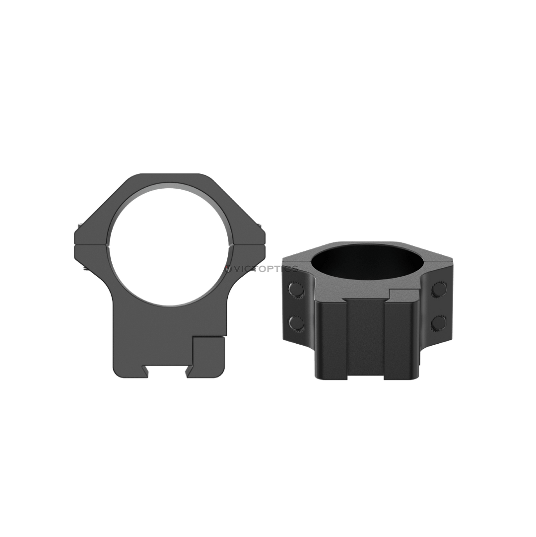 Victoptics - Pierścienie montażowe - Ø30mm z mocowaniem 11mm - Średnie
