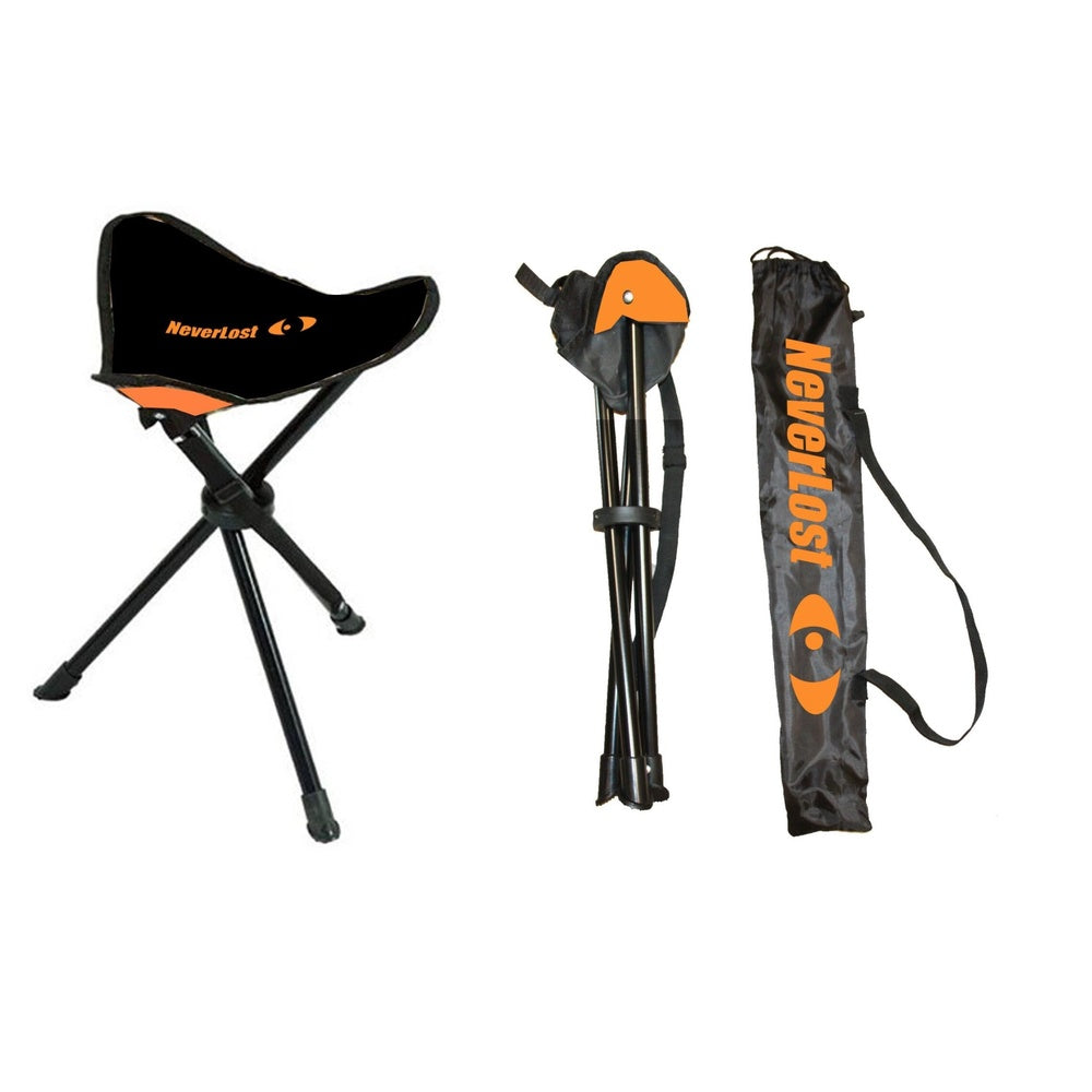 NeverLost Tripod Stol – Sammenleggbar Turstol for Jakt og Friluftsliv