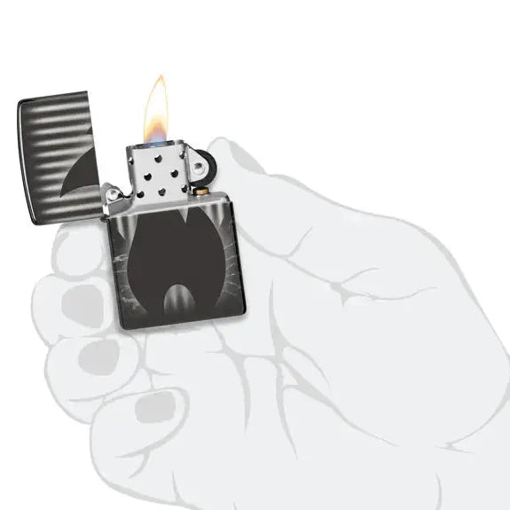 Zippo - Zippo Design - Zapalniczka 360 o wysokim połysku w kolorze czarnym