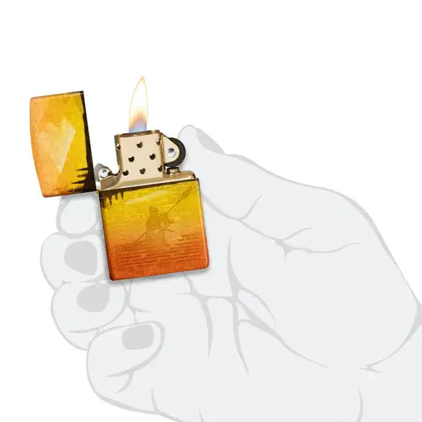 Zapalniczka kajakowa Zippo Tumbled Brass 540 Fusion