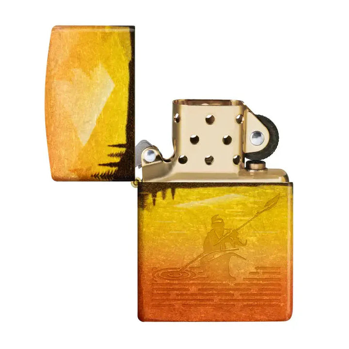 Zapalniczka kajakowa Zippo Tumbled Brass 540 Fusion