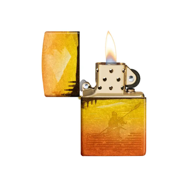 Zapalniczka kajakowa Zippo Tumbled Brass 540 Fusion