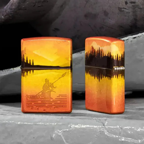 Zapalniczka kajakowa Zippo Tumbled Brass 540 Fusion