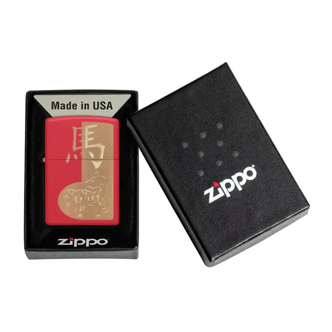 Zippo - 2026 Rok Motywu Konia - Zapalniczka