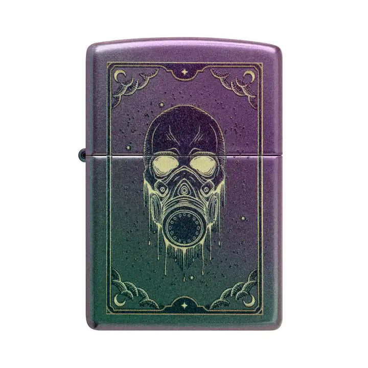 Zippo - Motyw maski gazowej - Opalizująca zapalniczka