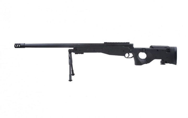 AGM - L96 AWP Fjærdrevet Softgun Sniper med Bipod - Svart - gameon.eu