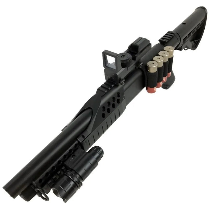 AGM - M180 C2 / M500 Fjærdrevet Softgun Hagle - Lys og Sikte inkludert