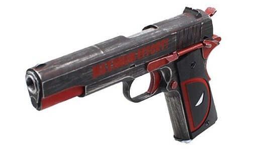 AW 1911 - Gassdrevet Softgun Full Metall - Deadpool Edition - gameon.eu