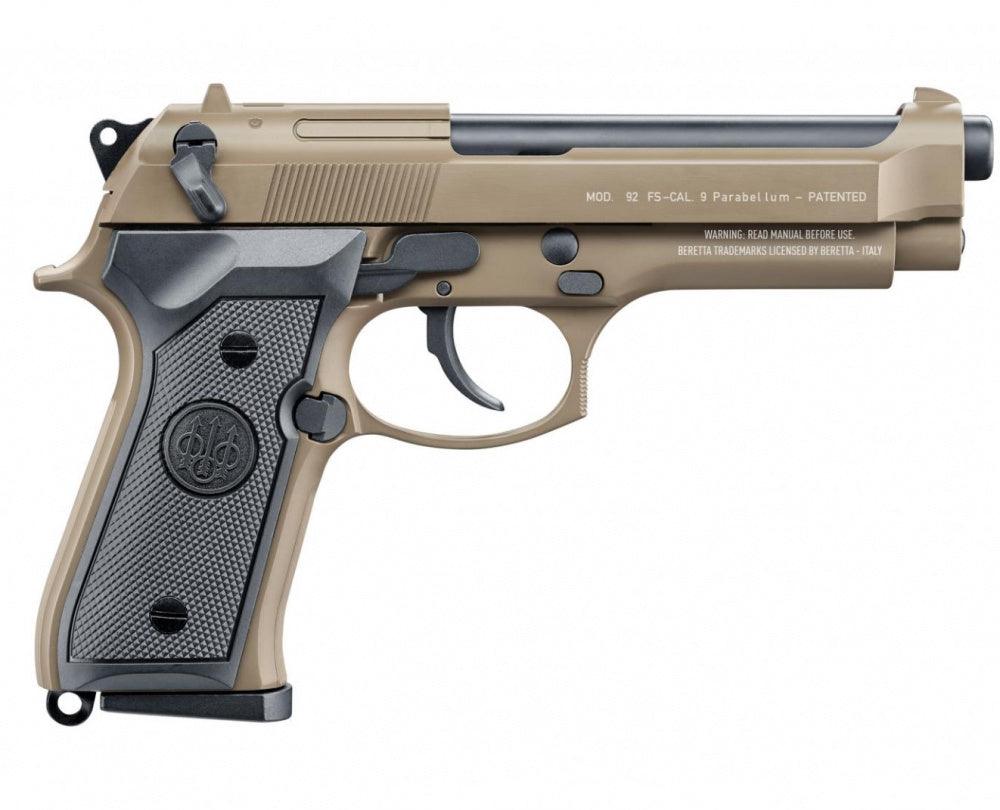 Beretta MOD 92 - Gassdrevet Softgun Pistol - Desert - gameon.eu