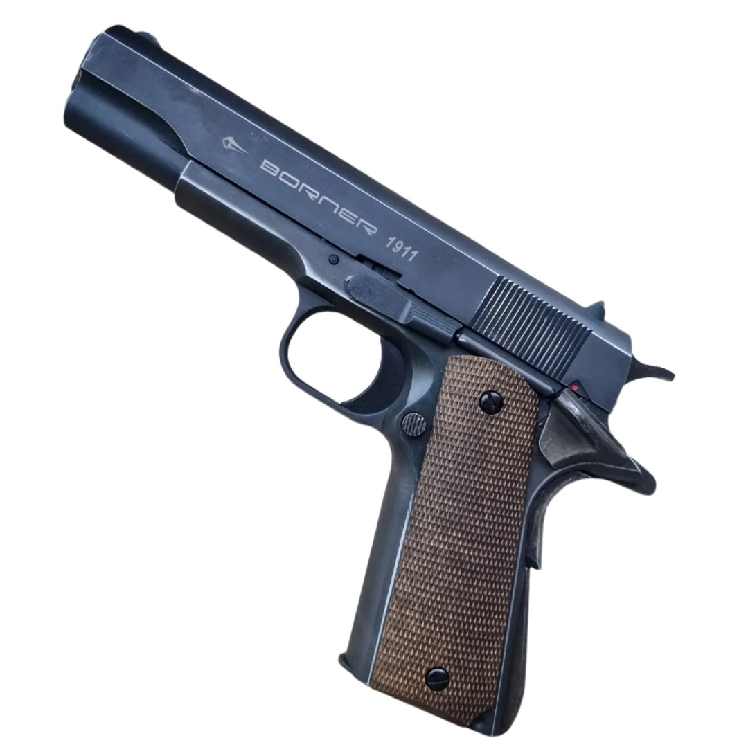 1911 - Full Metall CO2 Drevet Luftpistol med Blowback - 4.5mm BB