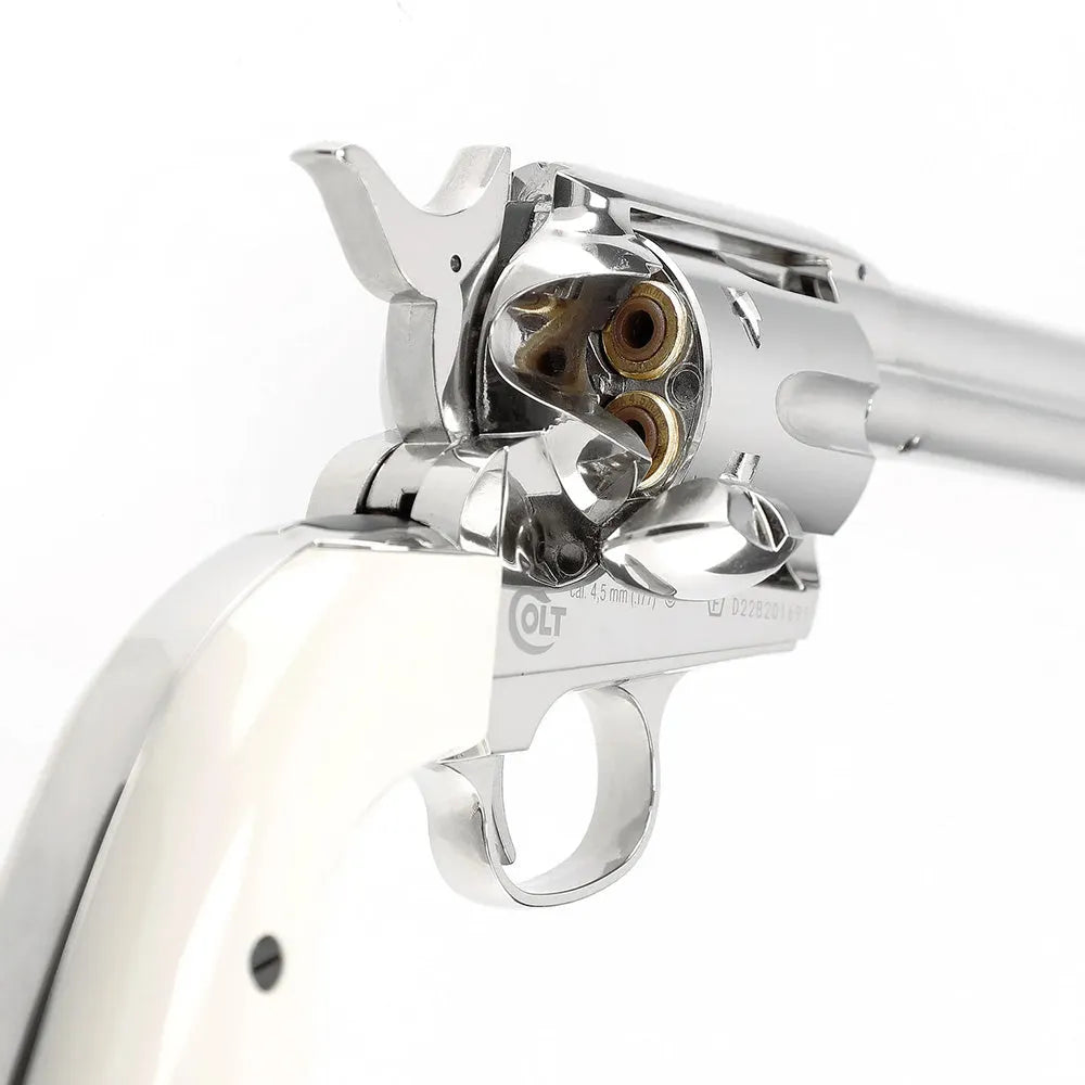 Colt Peacemaker SAA .45 - 4.5mm BB - Nickel - gameon.eu