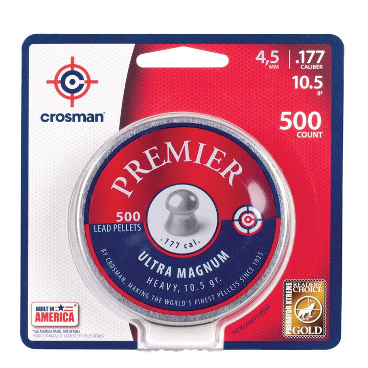 Crosman Premier Ultra Domed 10.5gr - 500stk - Game-On.no